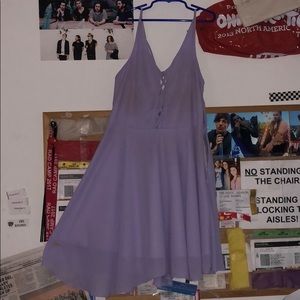 purple dress
